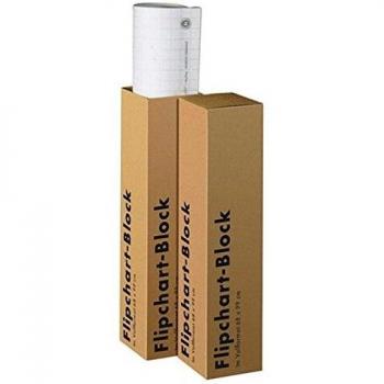 Bloc de Rotafolio LANDRÉ, en blanco, 68 x 98 cm, 80 g/m², reciclado, 20 hojas