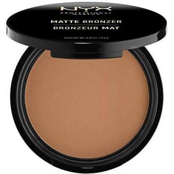 NYX Professional Makeup Polvos bronceadores Matte Bronzer, Polvos compactos, Sin brillos, Fórmula vegana, Tono: Deep Tan