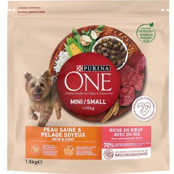 PURINA ONE Mini Skin & Coat con Vaca - 1,5 kg