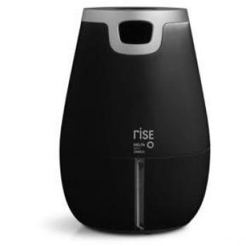 Cafetera Delta-Q Rise Preta - Máquina de Café en Cápsulas con Diseño de Starck, 19 bares, 1 litro, 1250 W, Color Negro