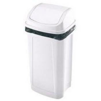 Papelera con tapa basculante 50 litros