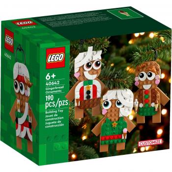 LEGO Iconic - Adornos de Pan de Jengibre - 40642, Juguete para Niñas y Niños a partir de 6 Años, Regalo de Pascua y Semana Santa, Decoración Colgante para