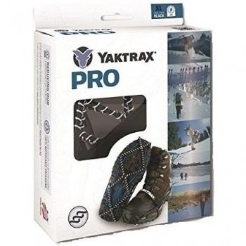 YakTrax Pro - Crampones de marcha unisex, color negro, talla Small