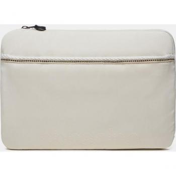 Funda para portátil beige en materiales reciclados