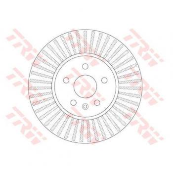 TRW DF6629 Rotores de Discos de Frenos