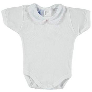 Pack de 2 bodys de bebé manga corta con cuello bebé en pique - Babidú