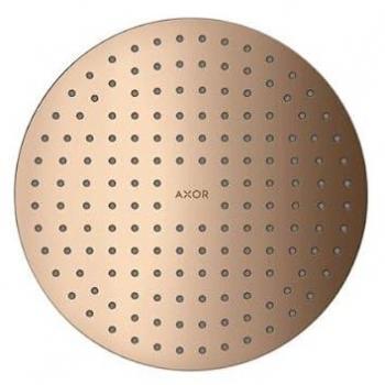 Ducha de Cabeza Hansgrohe Axor 250 2jet, Montaje en Techo, Color Oro Rojo Pulido