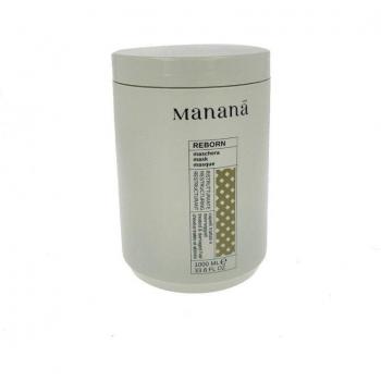 Mascarilla Capilar Mananã Reborn 1 L - Mascarilla hidratante y reparadora, formulada con ingredientes naturales, ideal para cabello dañado y seco, proporciona nutrición profunda, brillo intenso y suavidad