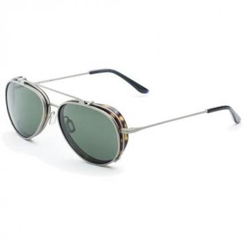 Vuarnet VL18050003112 Unisex Sunglasses Frame with Clip-On, Brown, 54 mm
