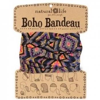 Natural Life Boho Bandeau - Bandana para mujer multicolor, talla M