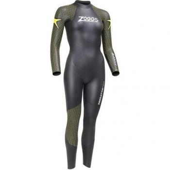Traje de neopreno Zoggs Predator Pro FS mujer negro/amarillo, talla L