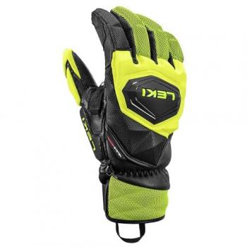 Guantes Leki Alpino WCR Venom SL 3D negro amarillo neón - Talla 10