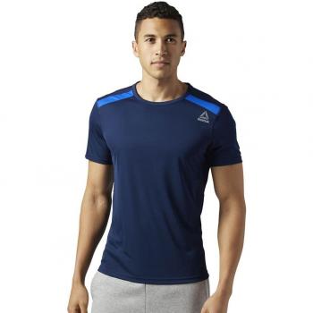 Reebok BQ3834 Camiseta, Hombre, Azul