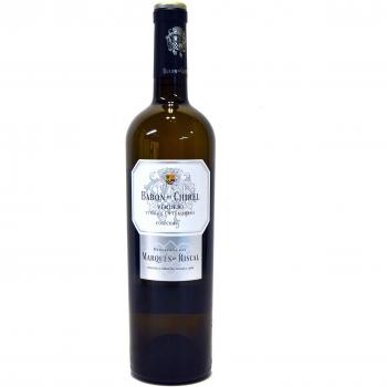 Marqués de Riscal - Vino blanco Barón de Chirel Viñas Centenarias de la Tierra de Castilla y León, Variedad 100% Verdejo, Crianza sobre lías de 8 meses - Botella individual 750 ml