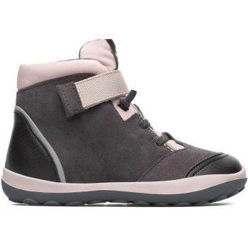 CAMPER Peu Pista Grey Cotton Boots - Size 27 & 9.5