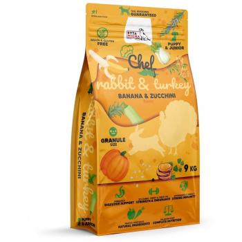 Pienso SYTA MICHA Chef Puppy Plátano Pavo Conejo 9 kg