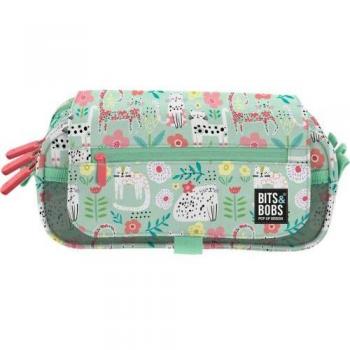 Portatodo triple con solapa B&B 24 Cats