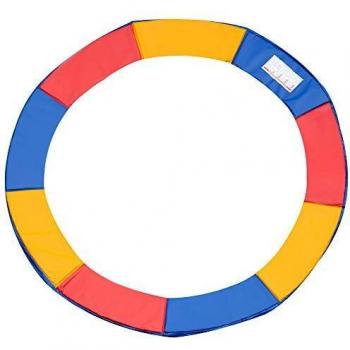 HOMCOM Cubierta de Protección de Ø305 cm Borde para Cama Elástica y Resorte Trampolín Redondo para Exterior Colorido