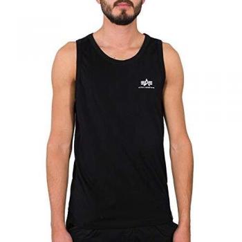 Camiseta de Tirantes Alpha Industries Small Logo Negra XL