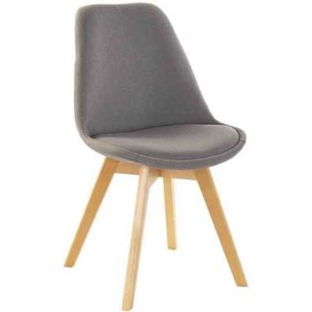 Silla poliéster haya 48x56x83 acolchado azul