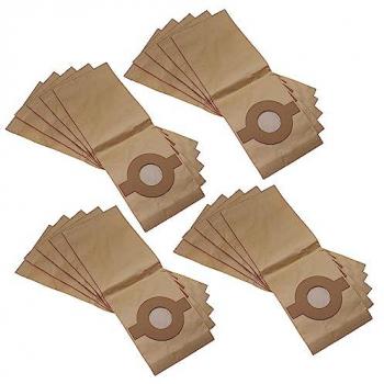 Bolsa de papel para aspiradora Vhbw - 20 unidades, reemplaza Kärcher 6.904-128.0, dimensiones 44 cm x 16 cm, color marrón, código de producto 4002667013399