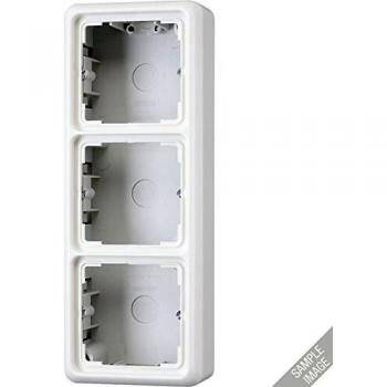 CAJA TRIPLE SUPERFÍCIE 223x81x35mm BLANCO MARFIL