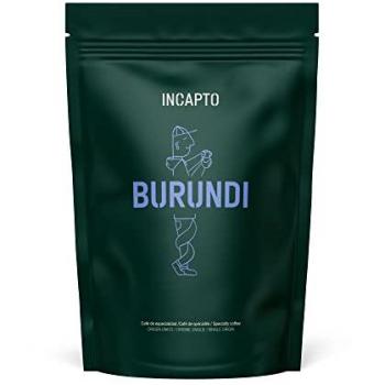 Incapto Café en Grano Natural - Café Especialidad | Café Burundi Grano | Café en Grano Arábica 100% | +80 puntos SCA | Tueste Natural y Artesanal | Paquete de 500 gr