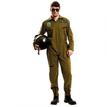 disfraz de piloto de aviacion top gun para hombre adulto en varias tallas