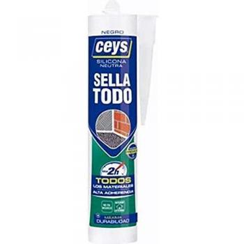 Ceys - Sella todo - Sella todos los materiales - Negro - Cartucho 280 G