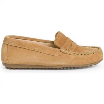 Mocasines de niño de piel serraje Pisamonas