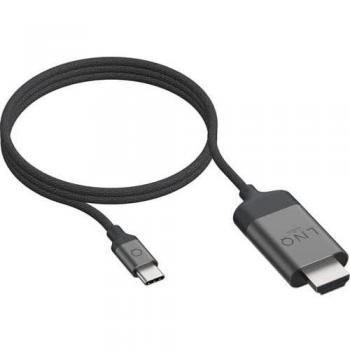 Adaptador de cable de vídeo LINQ LQ48017 USB Tipo C HDMI 2 m Negro