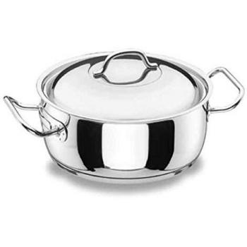 Lacor - 72016 - Cacerola con Tapa Profesional 16 cm Inox
