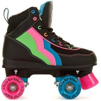 Rio Roller Kids Quads Passion Black Multi Kids 12uk