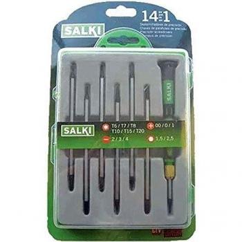 salki 8615010.0 8615010-Juego Destornilladores precisión 8 pcs, metal, l