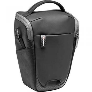 Manfrotto MB MA2-H-M Advanced² - Funda, tamaño M, para cámaras DSLR y sin Espejo con Objetivo estándar, con Enganche para trípode, Correa de Hombro extraíble, Tela revestida