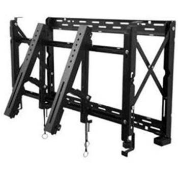 Peerless DS-VW765-LQR Video Wall Mount with Quick Release - Landscape for 46 to 65-Inch Displays - Black