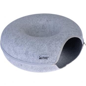 Túnel para gatos Modern Living Chicago en forma de donut - Ø 51 x 12,5 cm