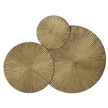 Decoración de Pared DKD Home Decor Círculos Madera MDF (107 x 2 x 81 cm)