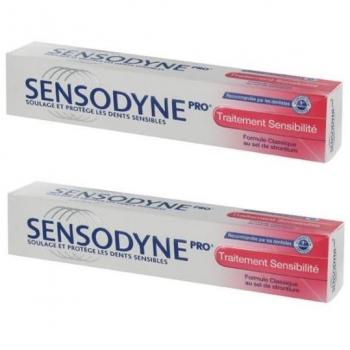Sensodyne Pro Dentífrico Tratamiento Sensibilidad Lote de 2 x 75ml