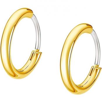 Pendientes Lotus Style LS2174-4/2 para Hombre en Acero Inoxidable 316L con Diseño de Cruz