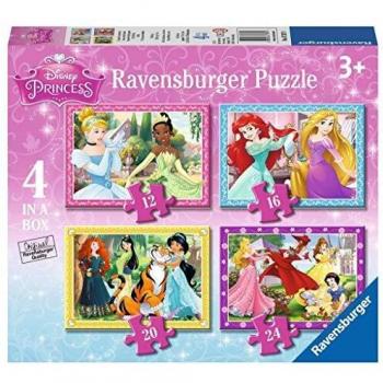 Ravensburger Princesas Disney - Puzzle 4 en la Caja 07397 9
