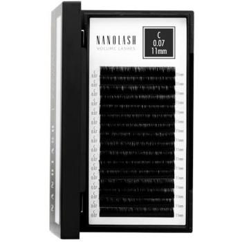Set de pestañas postizas Nanolash VOLUME LASHES Extensiones 11 mm (0.07 C)