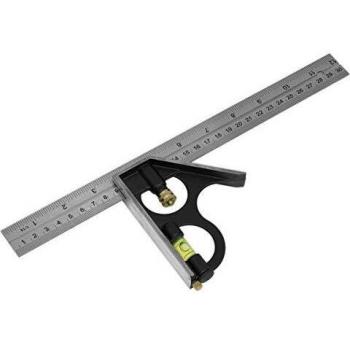 Medidor de ángulo de inclinación y escuadra de inglete SEALEY AK6095, precisión en la medición, diseño compacto y portátil, fácil lectura del ángulo, construcción duradera, ideal para trabajos de carpintería