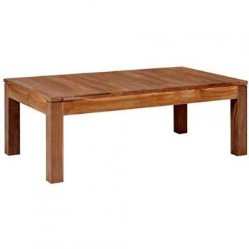 vidaXL Solid Teak Wood Coffee Table with Natural Finish 43.3x23.6x15.7