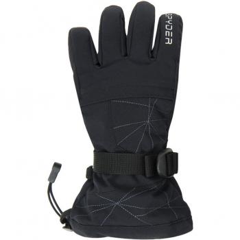 Guantes de esquí Spyder Overweb para niño, color negro, talla S