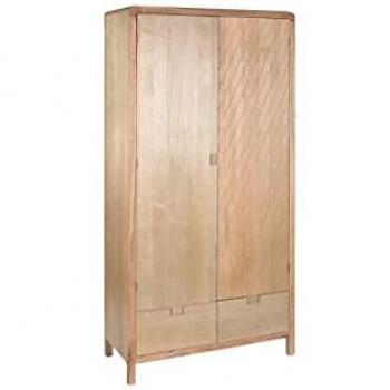 Armario ropero DKD Home Decor Natural Pino Madera MDF 90 x 40 x 180 cm
