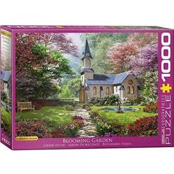 Puzzle Eurographics - Jardín Floreciente de Dominic Davison, 1000 piezas, 48 x 68 cm