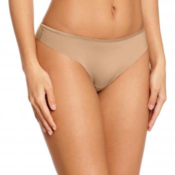 Lou - Tanga para mujer, color caramel, talla 46