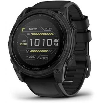 Garmin Tactix 8 Solar Elite - Reloj Inteligente de 51 mm, Negro, AMOLED, Cristal de Zafiro, GPS, Batería de 48 días