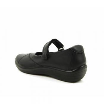 Bailarina Arcopedico Triglav 4616 - Color Negro y Rojo, Talla 40